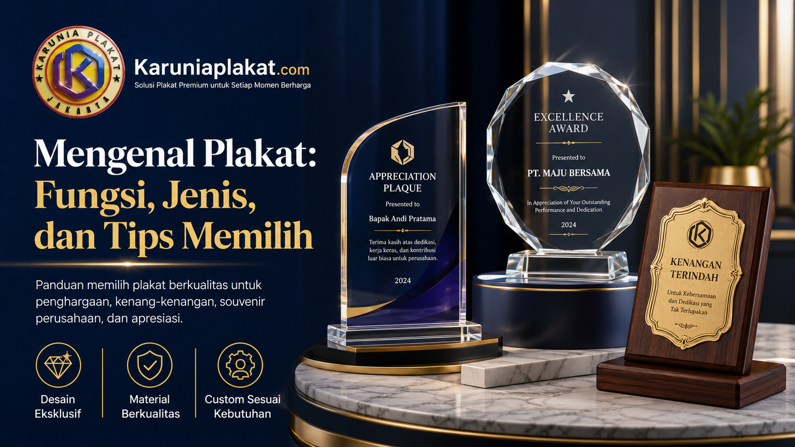Mengenal Plakat: Fungsi, Jenis, dan Tips Memilih